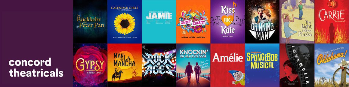 Startseite 36 CONCORD THEATRICALS Website Banner Musical Today | MUSICAL TODAY