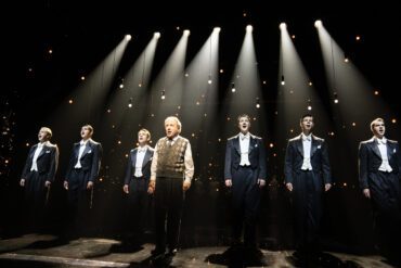 Harmony 7 1. Steven Telsey Blake Roman Danny Kornfeld Chip Zien Eric Peters Sean Bell Zal Owen. Photo by Julieta Cervantes | MUSICAL TODAY