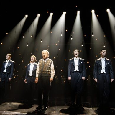 1. Steven Telsey Blake Roman Danny Kornfeld Chip Zien Eric Peters Sean Bell Zal Owen. Photo by Julieta Cervantes | MUSICAL TODAY