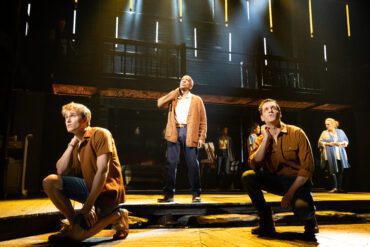The Notebook – The Musical 16 John Cardoza younger Noah Dorian Harewood older Noah and Ryan Vasquez middle Noah photo by Julieta Cervantes | MUSICAL TODAY