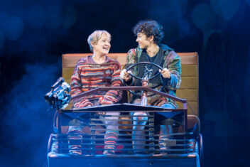 Maria Friedman as Kimberly Levaco and Gilli Jones as Seth Weetis in Kimberly Akimbo credit Marc Brenner | MUSICAL TODAY