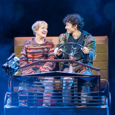 Maria Friedman as Kimberly Levaco and Gilli Jones as Seth Weetis in Kimberly Akimbo credit Marc Brenner | MUSICAL TODAY